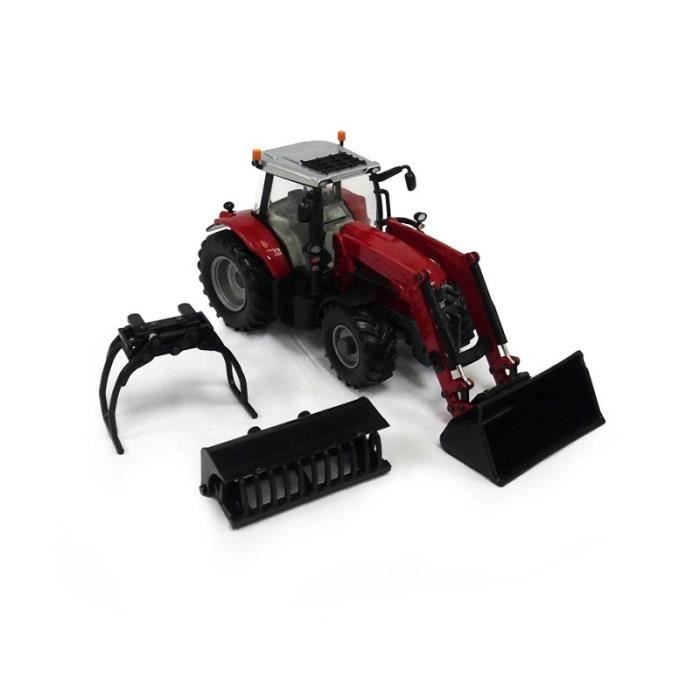 Tracteur miniature massey ferguson 6616 avec chargeur - britains