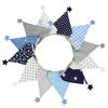 Nordic Star Cotton Triangle Flag Banner for Wedding or Kindergarten Decor