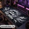 Large Mouse PadGreen Day Custom Name Text Personalized Desk Mat Non Slip Gaming Pad