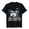 Funny Lead Drummer Marching Band Tempo Gift TShirt Unisex Cotton T Shirt Oversized Tshirt Fitness Tees Unisexs Clothing Streetwear