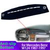 Armaturenbrett Abdeckung Matte Teppich Pad Schatten Umhang Decke Auto Zubehör für Mercedes Benz E-Klasse W124 E 250 420 200 300 1987-1997