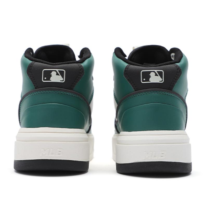 MLB Chunky Liner High top Skateboard Shoes Unisex Green Sneakers 3ASXCB12N-50GND