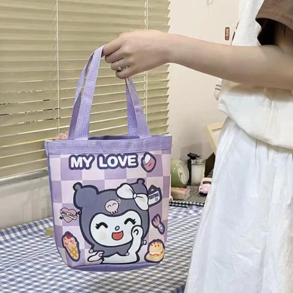 Cute Graffiti Bucket Bag for Women, Ins Style Cartoon Print Round Cylinder Handbag, Korean Fashion Shoulder Tote for Lunch and Daily Use