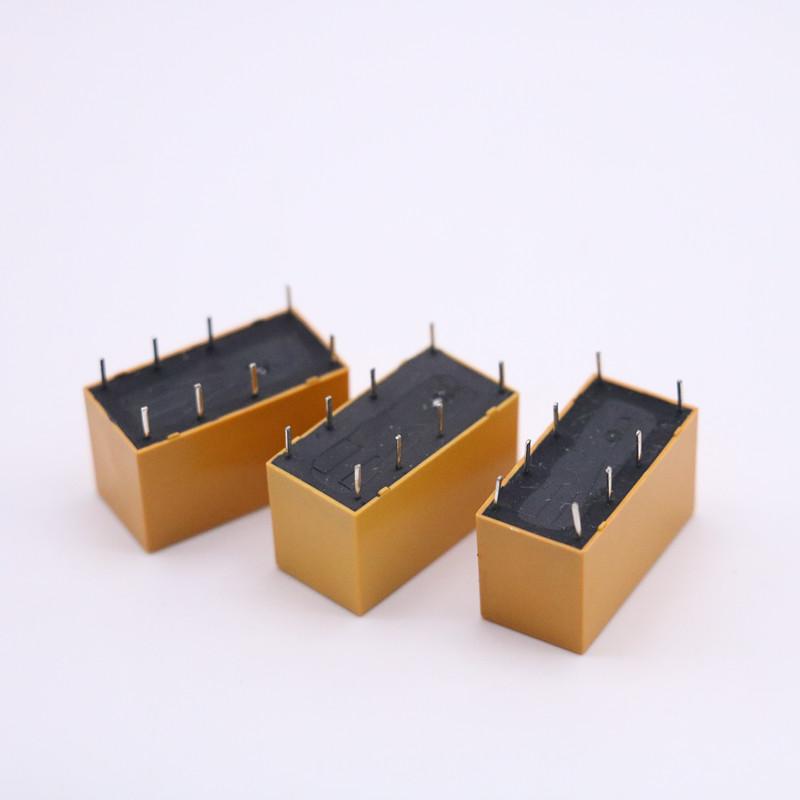 5PCS Mini Power Relay HK19F-DC5V-SHG HK19F-DC12V-SHG HK19F-DC24V-SHG Coil DPDT 8 Pin Relays PCB Type HK19F 2NO 2NC Relays 5
