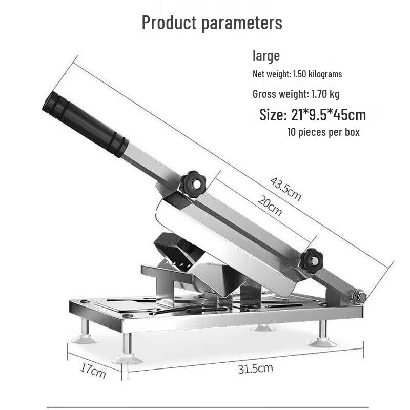 LISM Manual Stainless Steel Meat Slicer