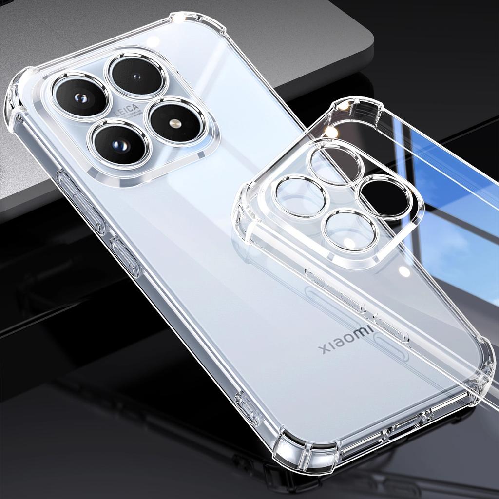 EUCAGR Airbag Transparent TPU Shockproof Case For Xiaomi 17 Pro Max MI17 Back Cover Clear Shell Coque Fundas Xiaomi 17Pro Max
