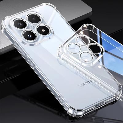 EUCAGR Airbag Transparent TPU Shockproof Case For Xiaomi 17 Pro Max MI17 Back Cover Clear Shell Coque Fundas Xiaomi 17Pro Max