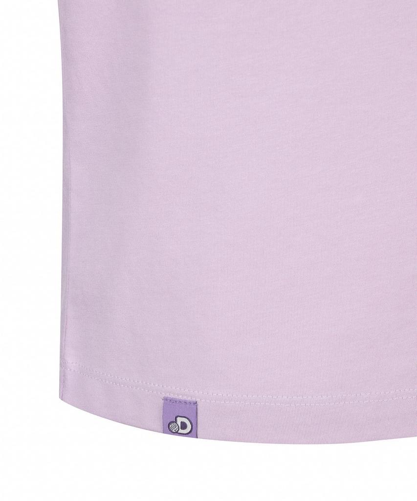 DISCOVERY EXPEDITION Women'S Freshvent Lettering Semi-Crop Ringer T-Shirt (L.Violet)