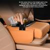 PPU Leather Car Armrest Box Organizer 5 in 1 Design Memory Foam Padding Cup Holder Paper Towel Slot Universal Fit for SUV Sedan