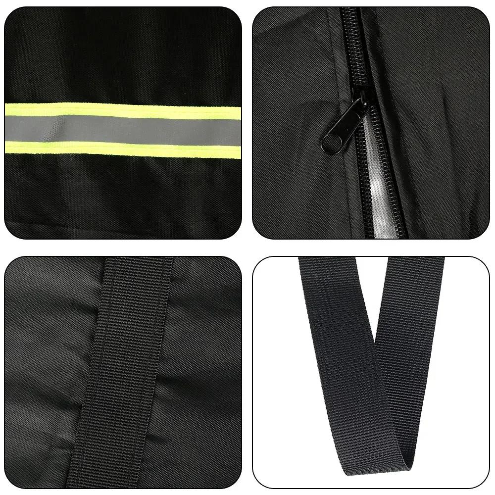 1/2Pcs Waterproof Storage Bag Large Capacity Dustproof Furniture Organizer 210D Oxford Fabric Garden Cushion Zipper Cover Bags