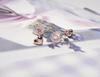 10K Pink Gold Earrings 4mm Heart T-jms (10K PG)