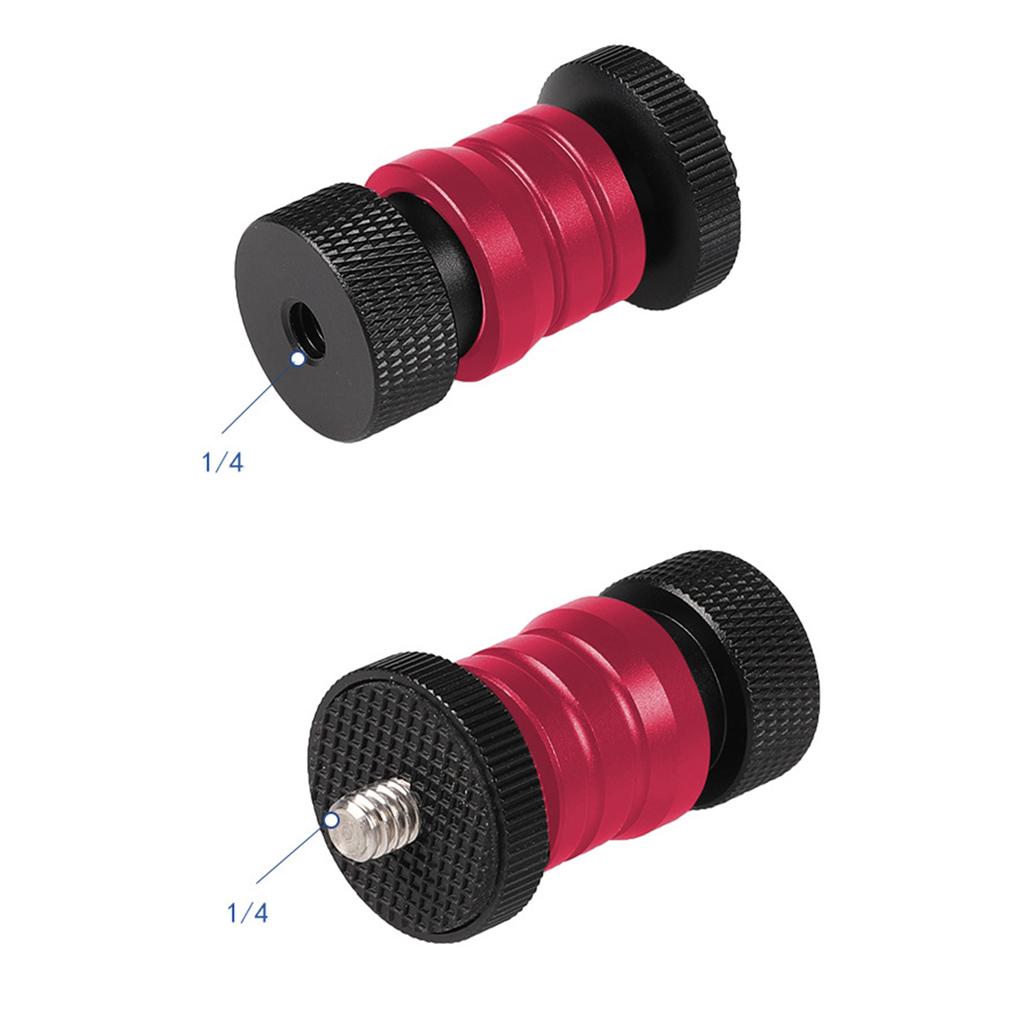 Quick Release Small Ball Head Magic Arm Monitor Connection Mini Ballhead Camera Camcorder 1/4 Screw Hole Removable