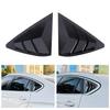 2PCS Rear Window Louver Left Right Side Window Louver Vent Cover Shutter Panel Trim Frame for X6 F16 2015 To 2019