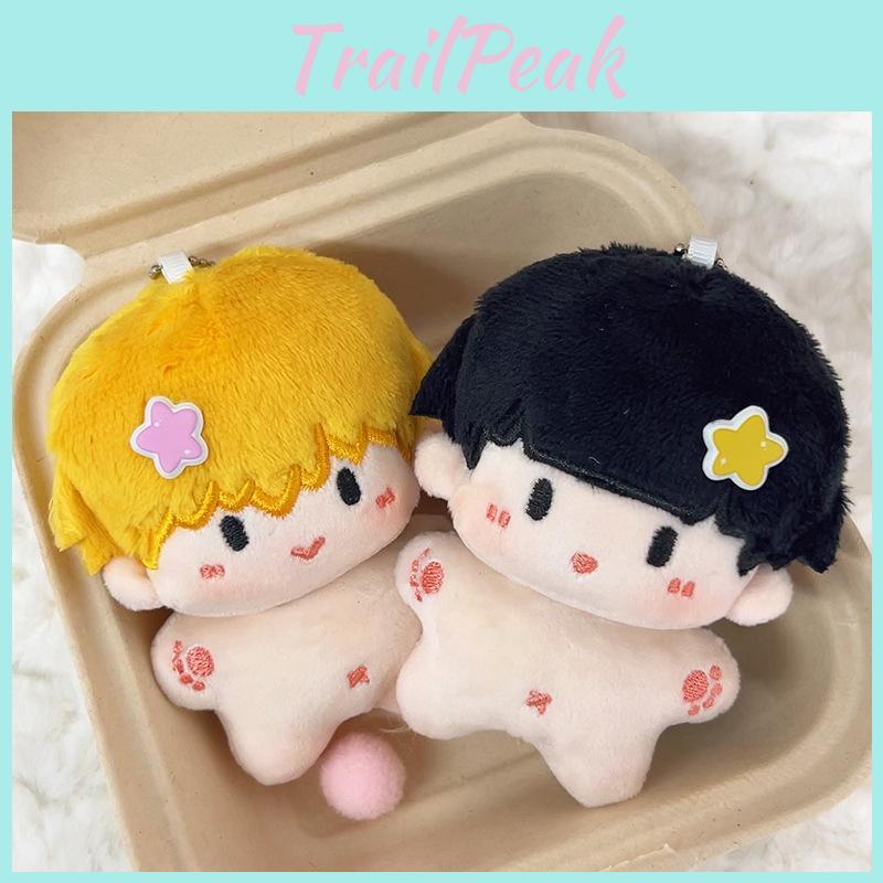 Adorable 10cm Plush Toy Of Reigen Arataka And Shigeo Kageyama From Mob Psycho 100