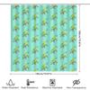 Shower Curtain Botanical Floral Pattern Waterproof Bathroom Decor Vintage Farmhouse Rustic Nature Scenic Backdrop Home Textile