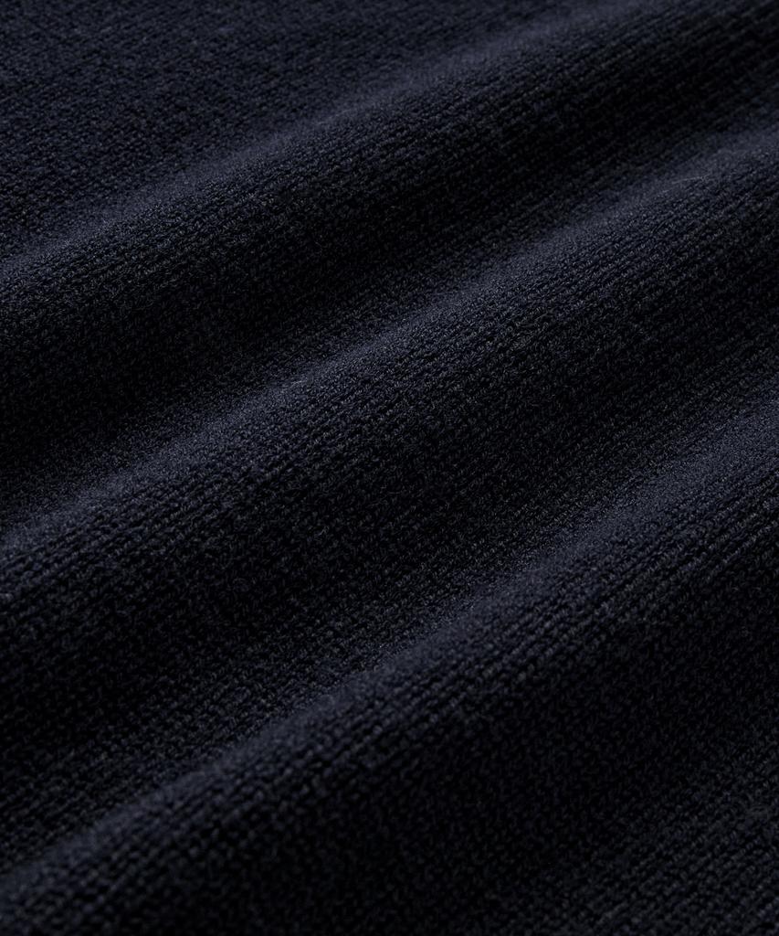 Beulaendideu [Superior] Cloud Superfine V-Neck Knit [Dark Navy]
