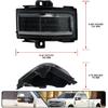 2Pcs Sequential LED Side Mirror Marker Light for Ford F150 2015-2023, F250 F350 F450 F550 Super Duty 2017-2023 Amber Dynamic Blinker Indicator Turn