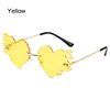 Fire Heart Shaped Sunglasses for Women Men Flame Love Sun Glasses Party Favor Eyewear Unique Halloween Glasses Costume Accessory