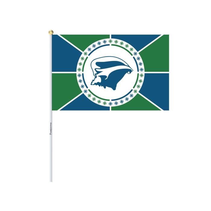 Mini Drapeau de la Martinique 2 14x21cm en polyester