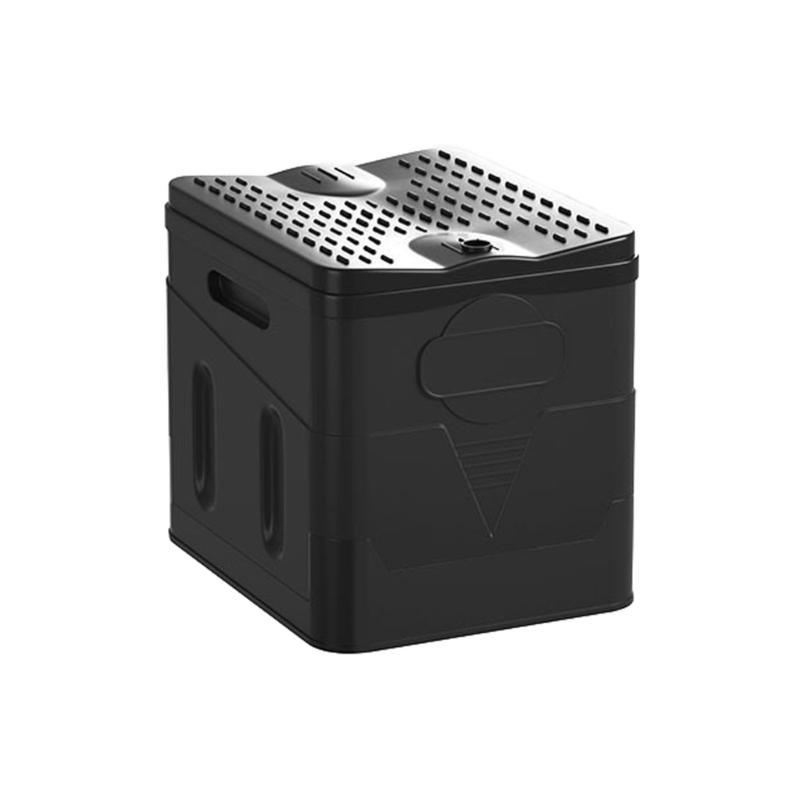 Toilette Pliante avec Couvercle Voiture Bateau Potty Portable pour Camping Randonnée Plage Embouteillage Voyage d'Urgence Voyage en Autonomie