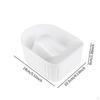 Manicure Hand Soak Bowl Tray, Gel Nail Remover Dish Color Removing Salon