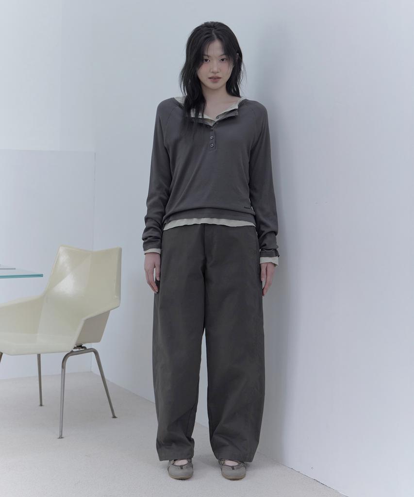 Haebeueoweil Essential Cotton Pants (Kh)