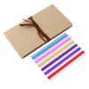 Kraft Paper Hardcover Accordion Style DIY Album Book Blank Scrapbook Graduation Anniversary Gifts