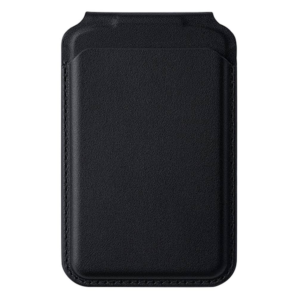 Bi-Fold Phone Card Bag PU Leather Magnetic Card Holder with Foldable Kickstand Function