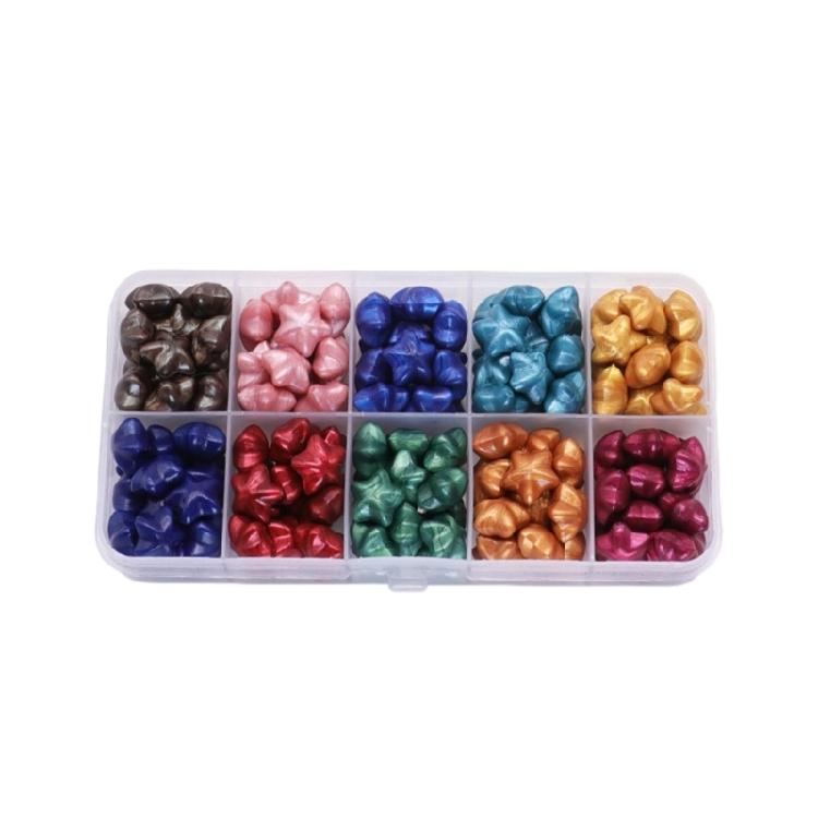 Colorgul Wax Seal Beads Set With Vintaged Star Shape For Handmade Invitations Envelopes Journals Gift Wrapping