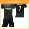 Atmungsaktives Psg Fußballtrikot Messi 30 Neymar 10 Mbappe 7