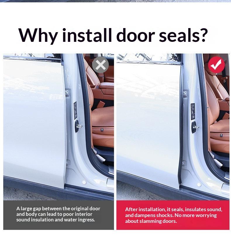 Fit For Leapmotor C10 C16 C11 B10 Lafa5 B Pillar Door Seal Strip Sound Insulation Noise Reduction Modified Car