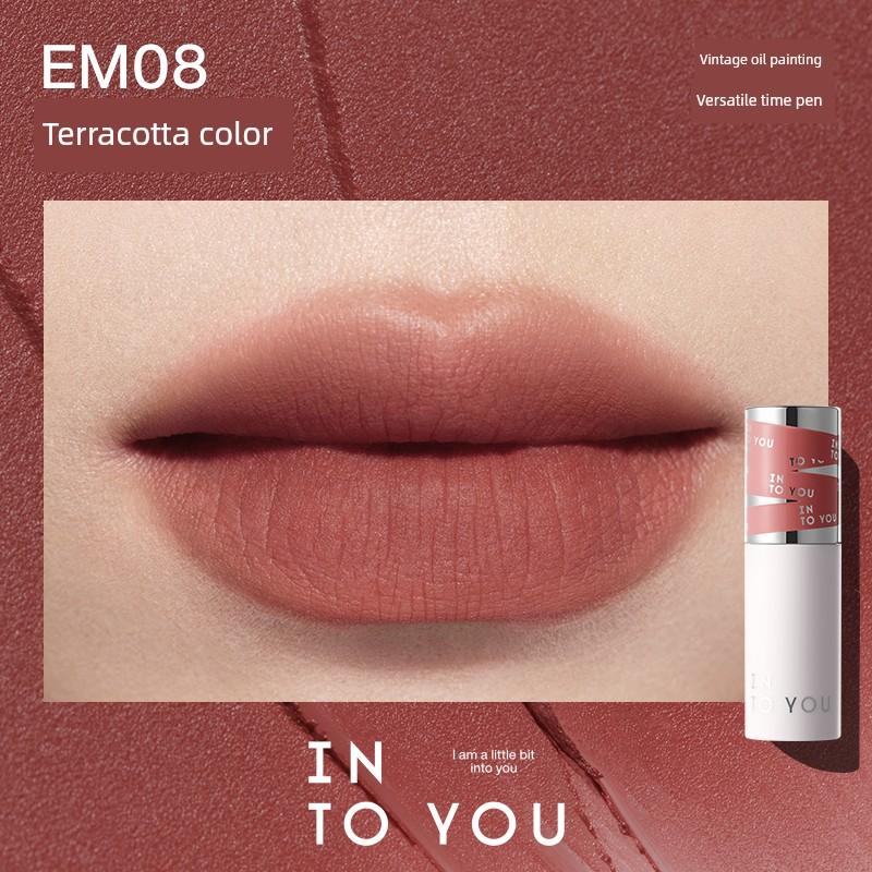 into You Em08 Yellow Skin White Matte Lip Mud
