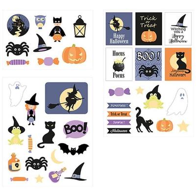 Stickers - Artemio - Halloween - Cardboard - Orange - Mixed