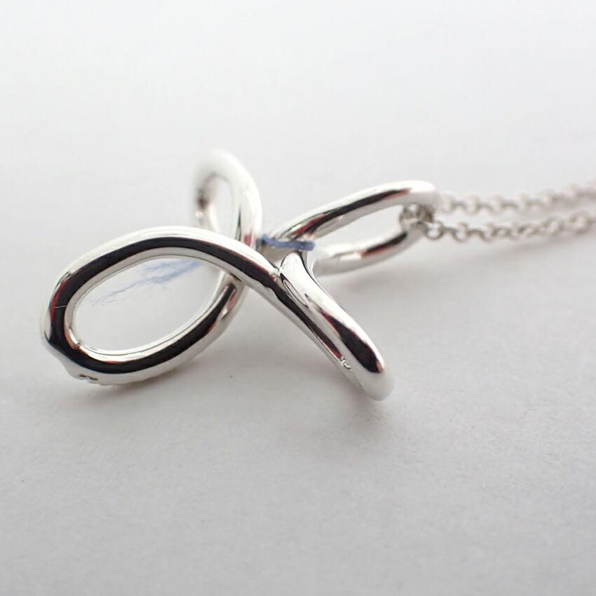 [Used] TIFFANY 925 Open Cross Infinity Pendant/g508-53