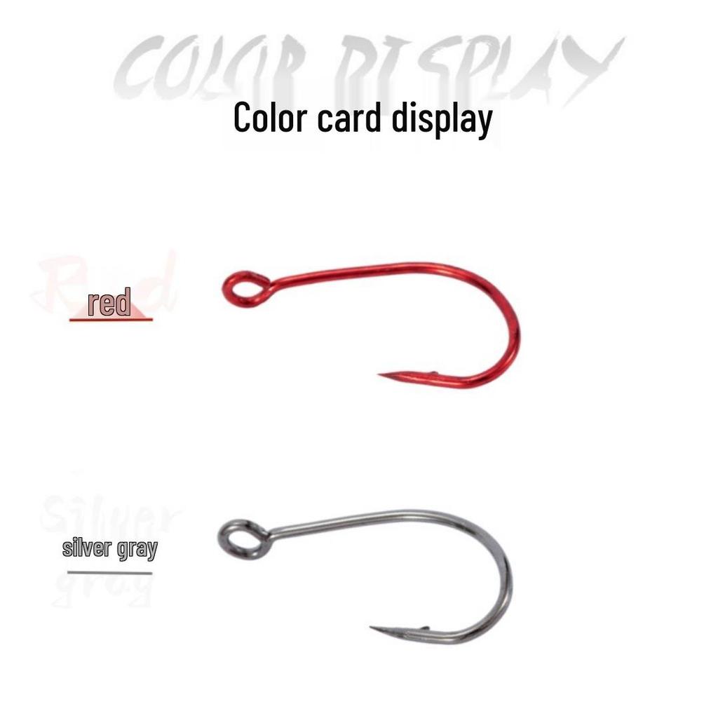 Großäugiger Minnow Spinner: Haken mit Widerhaken, Einzelhaken, Weiß gestreifte Mikrolure zum Bachfischen