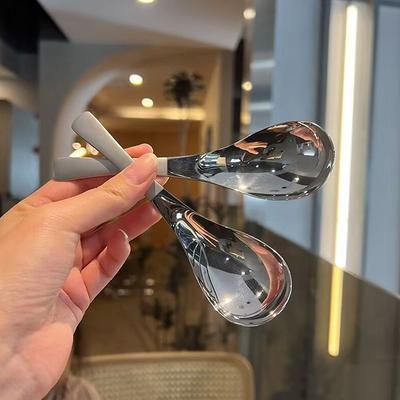 Roestvrijstalen soeplepels Huiskeuken Pollepel Capaciteit Goud Zilver Spiegelgepolijst bestek voor koffieservies