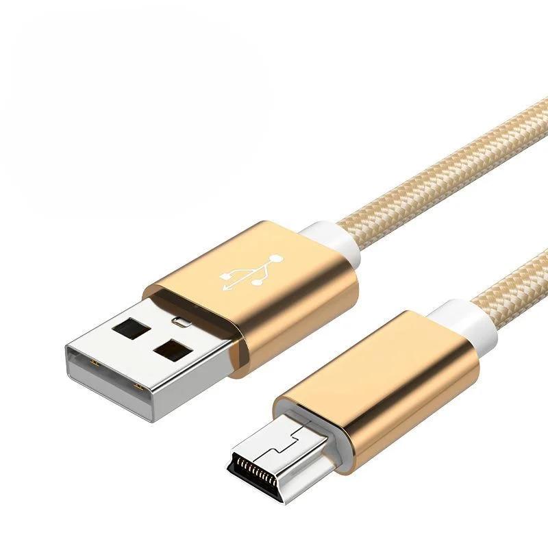 Mini USB Cable Mini USB To USB Fast Data Transfers Charger Cable for MP3 MP4 Player Car DVR GPS Digital Camera HDD Cord 1m