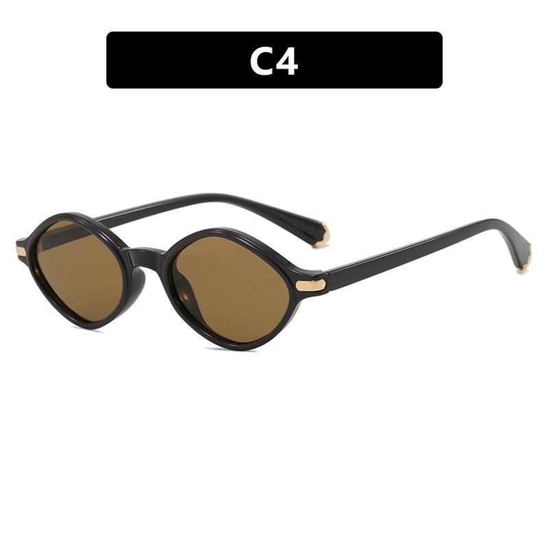 Sexy Small Frame Sunglasses for Women Designer Fashion Luxury Shades UV400 Black Vintage Sun Glasses