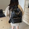 New Popular Cotton Clothes Backpack Women's Casual Versatile Space Cotton Backpack Large Capacity Lightweight Bag