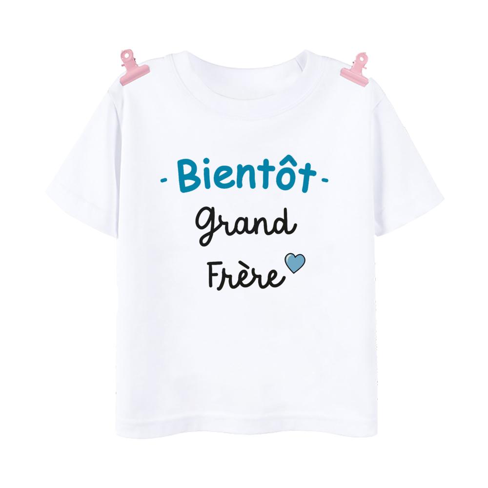 Future Big Brother Big Sister Printed Kids Shirts  Big Bro Sis T-shirt Tops Boys Girls Outfit Tee