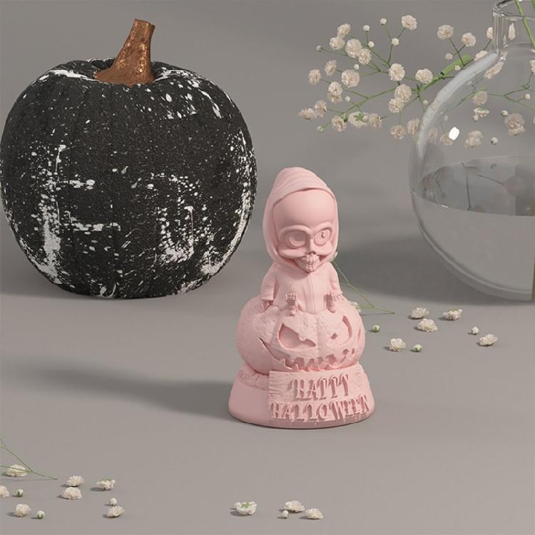 Halloween Silicone Mould 3D Ghostes Candle Molds Handmade Baking Molds Epoxy Resin Molds Scented Candle Molds