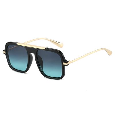 Retro Gradient Men And Women Sunglasses  Luxury Personality Brand Leopard Print Frame Design Trendy Versatile Glasses Uv400