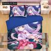 3D Print Kawaii Izumi Sagiri Eromanga Sensei Bedding Set Boys Girls Twin Queen Full Size Duvet Cover Pillowcase Bed Set Adult Be