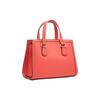 Michael Kors Mk Chantal Classic Logo Print Zipper Closure Leather Tote Shoulder Crossbody Bag Mini Women Bags Coral-Red 32R3G7CC0T-886