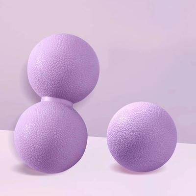 Erdnuss-Massageball und Fitnessball für Tiefengewebetherapie, Muskelentspannung, Akupressurpunkt-Massage