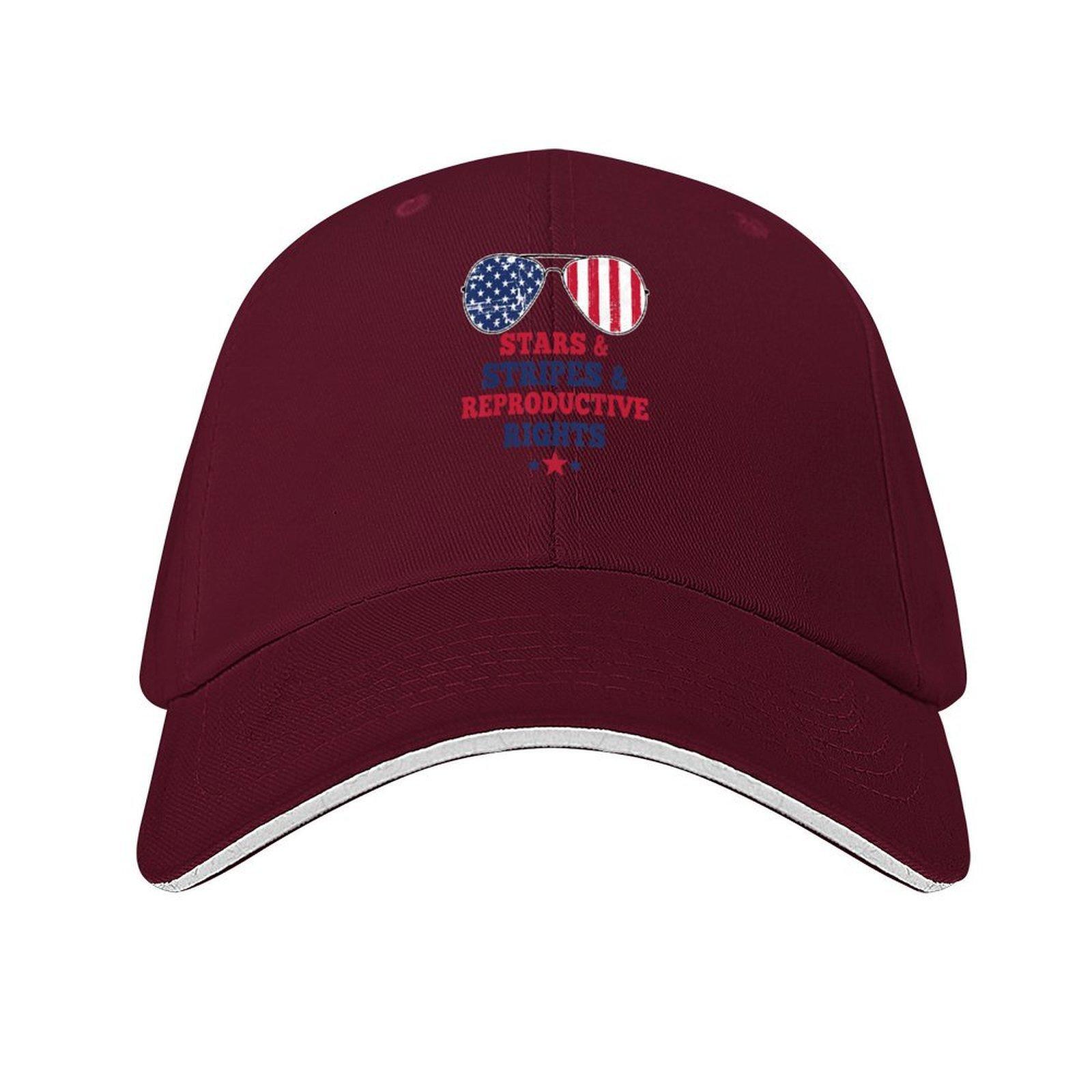 stars stripes reproductive rights Baseball Cap hiking hat Cosplay Unique hats custom Hat For Men Womens