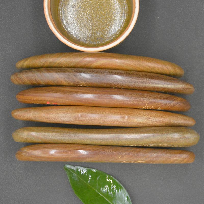 Black Gold and Golden Silk Sandalwood Fine-Tooth Comb, 13cm, Unisex Hair Care Gift