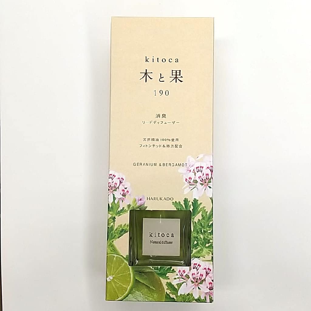 

Harukado kitoca tree and fruit 190 натуральное эфирное масло тростниковый диффузор 190 мл герань бергамот 100% &