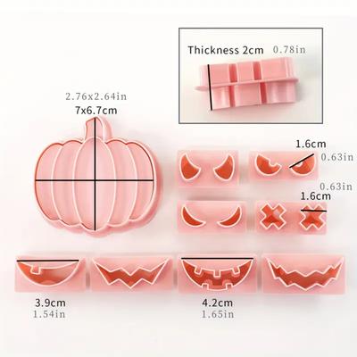 The Halloween Mini Cookie Cutter Set Is Suitable for Frosting Decoration, Mini Gingerbread Molds, and Death Day Decorations