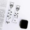Compatible with Apple Watch 8/7/Ultra/SE Silicone Fang Wolf Band